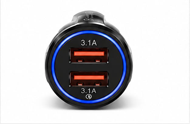 Dual USB Fast Car Charger Adapter Qualcomm 3.0 2-Port/3-Port 18W to 35W Charging Plug