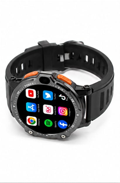 PG999 4G Wifi Smartwatch 1.54 Inch 800mAh Android 8.1 Mobile Phone Smart Watch with 5G Sim HD Dual Camera Video Call.