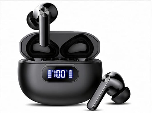 🔥 TWS Wireless Earbuds with LED Display – ENC Noise Cancellation, HiFi Stereo, Bluetooth 5.3.