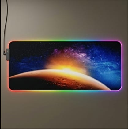 High-Quality XXL RGB Gaming Mouse Pad SMALL & Large Size with Gel Wrist Pad .